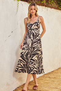 Palm Prints Dress