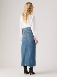 Levi's Ankle Column Skirt in Low Fi Prep