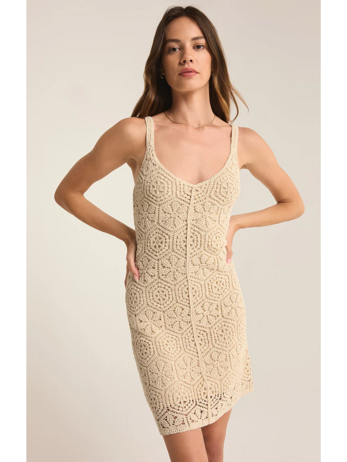 Z Supply Allure Crochet Mini Dress