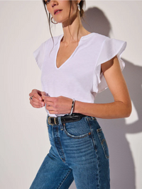 Nation Constance V-Neck Top