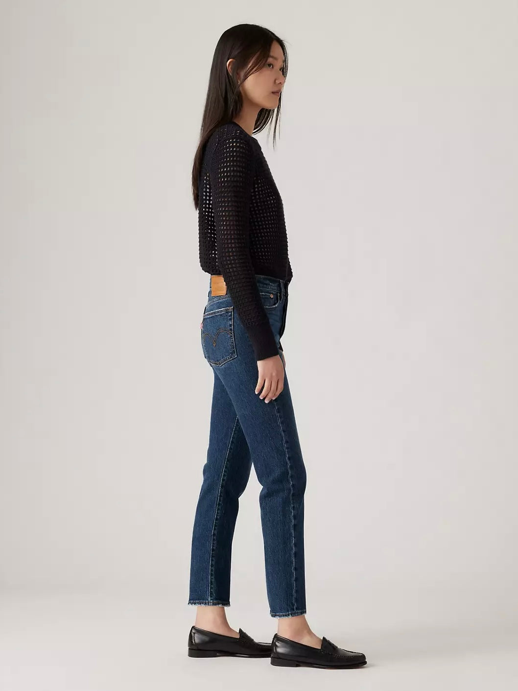 Levi's Wedgie Straight in Indifferent Indigo