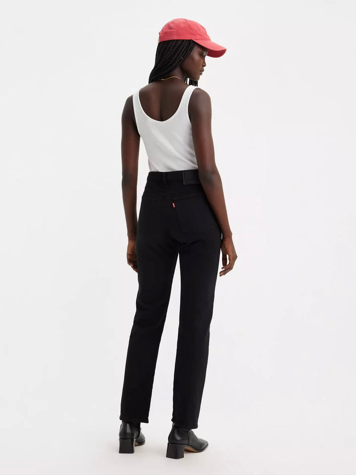 Levi's Wedgie Straight in Black Sprout