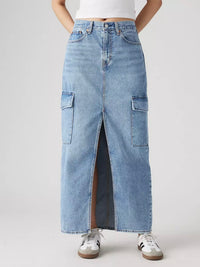 Levi's Ankle Column Cargo Skirt in Maximize The Moment