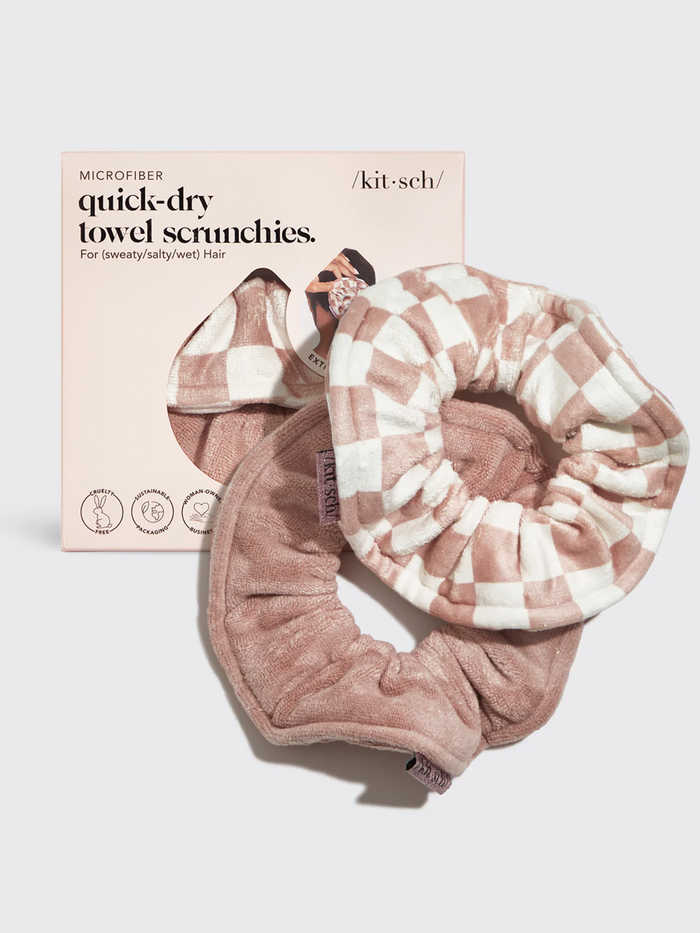 Microfiber Quick Dry Towel Scrunchies 2PC