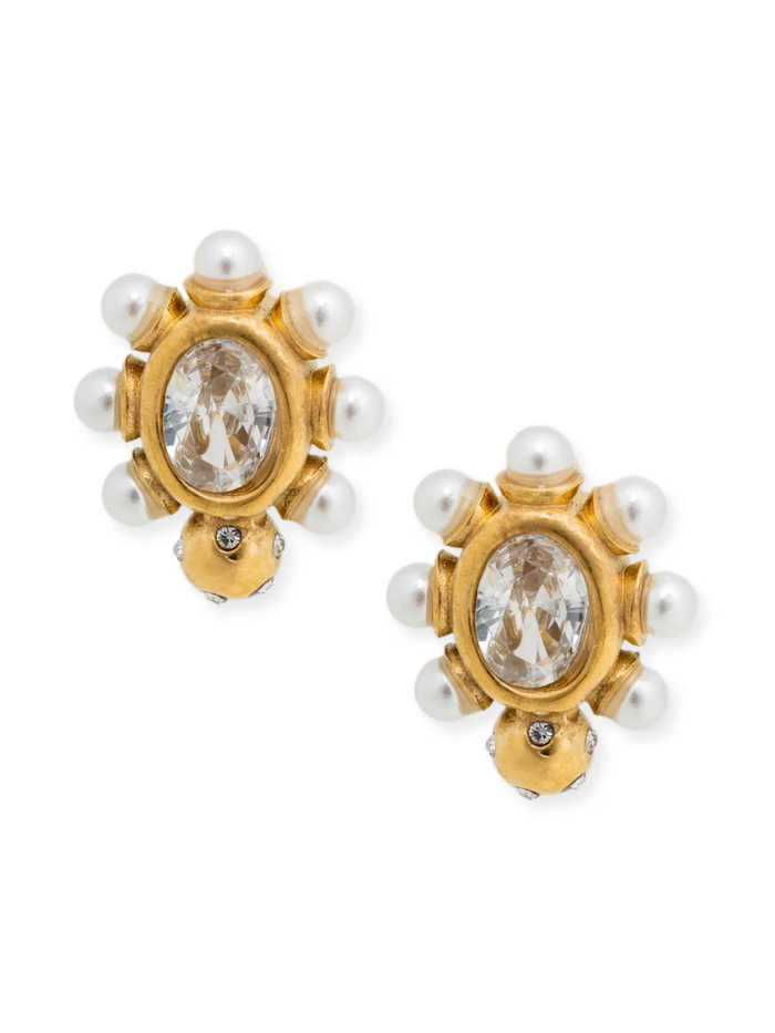 Bracha Cypress Pearl Stud Earring