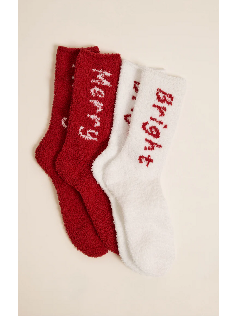 Z Supply Bright & Merry 2 Pack Sock