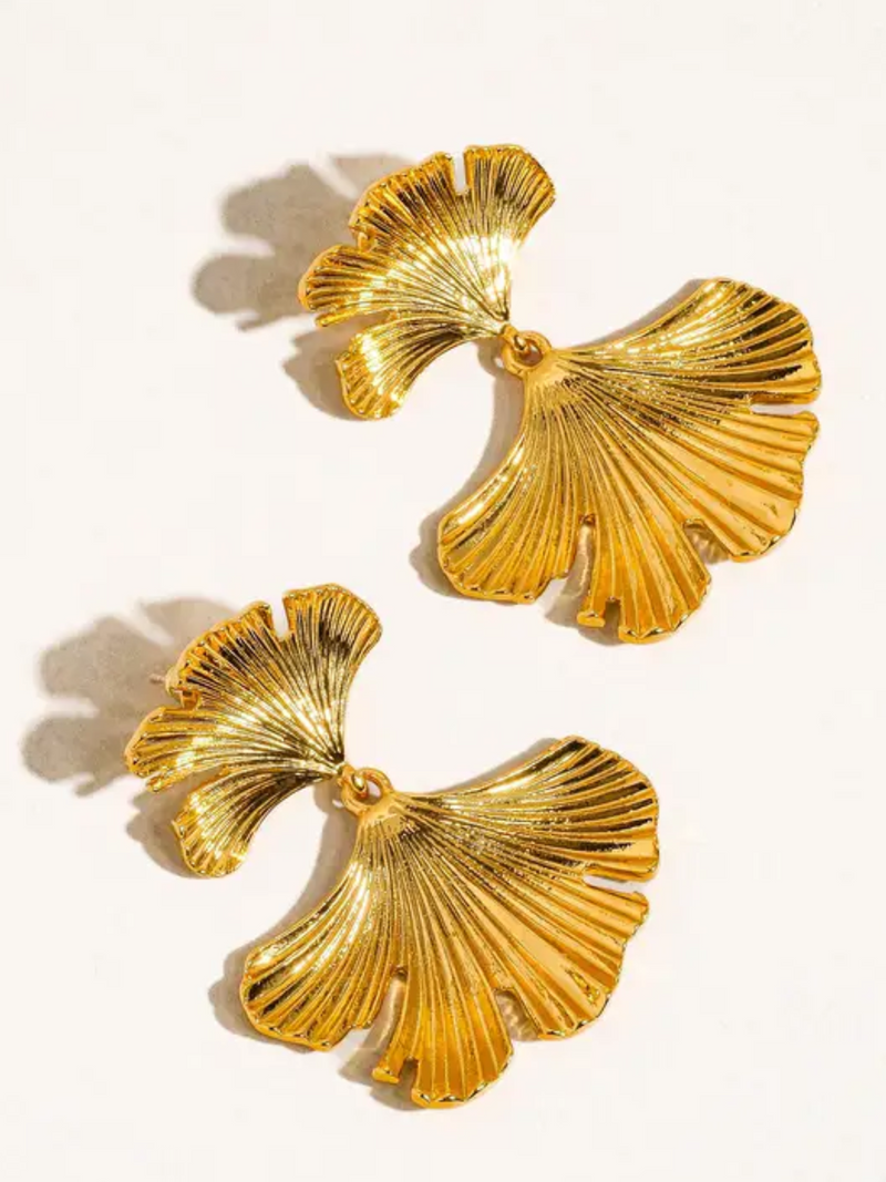 Leonie Ginkgo Leaf Earring