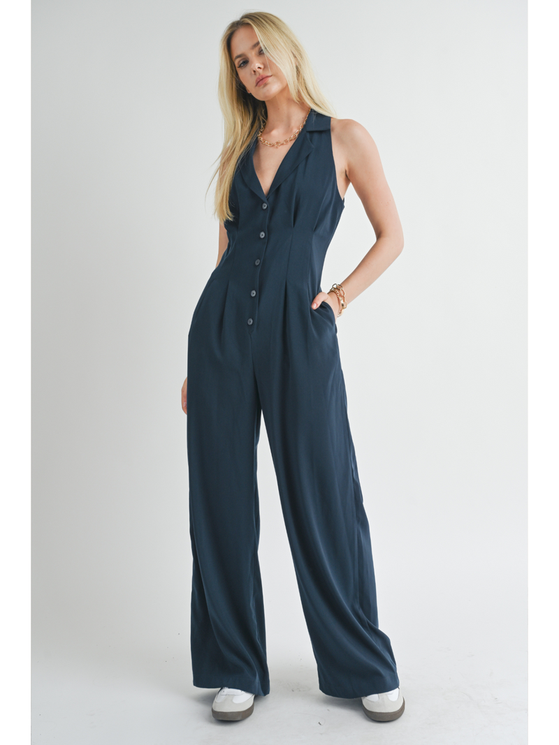 Sage The Label Finest Touch Halter Jumpsuit