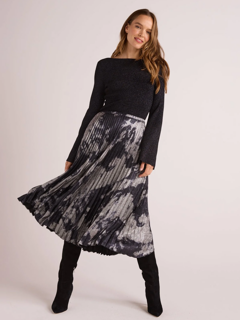 Bella Dahl Hand Pleated Midi Skirt