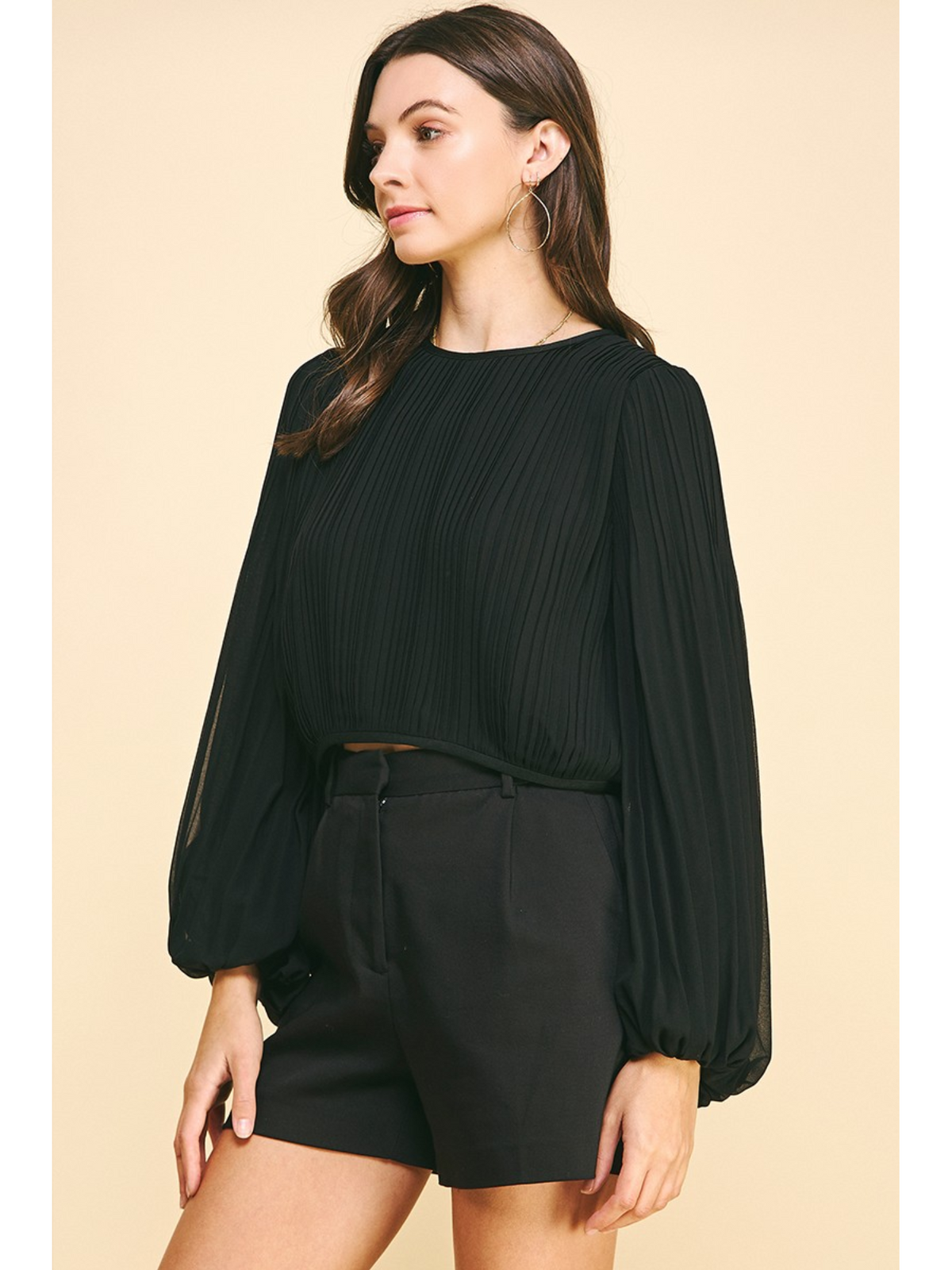 Dallas Pleated Blouse