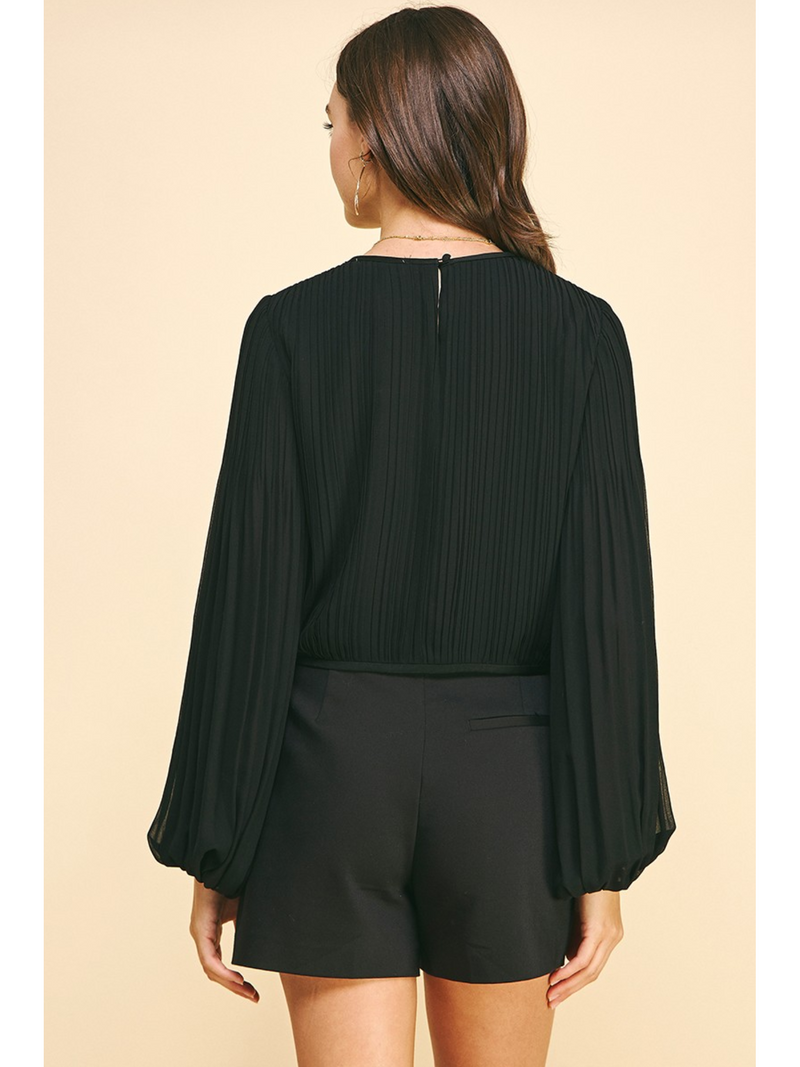 Dallas Pleated Blouse