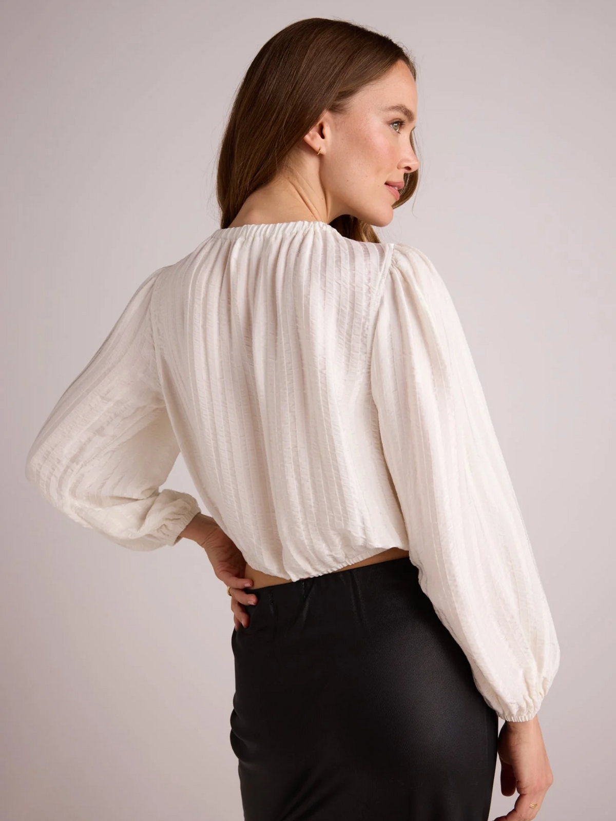 Bella Dahl Elastic Shirred Top