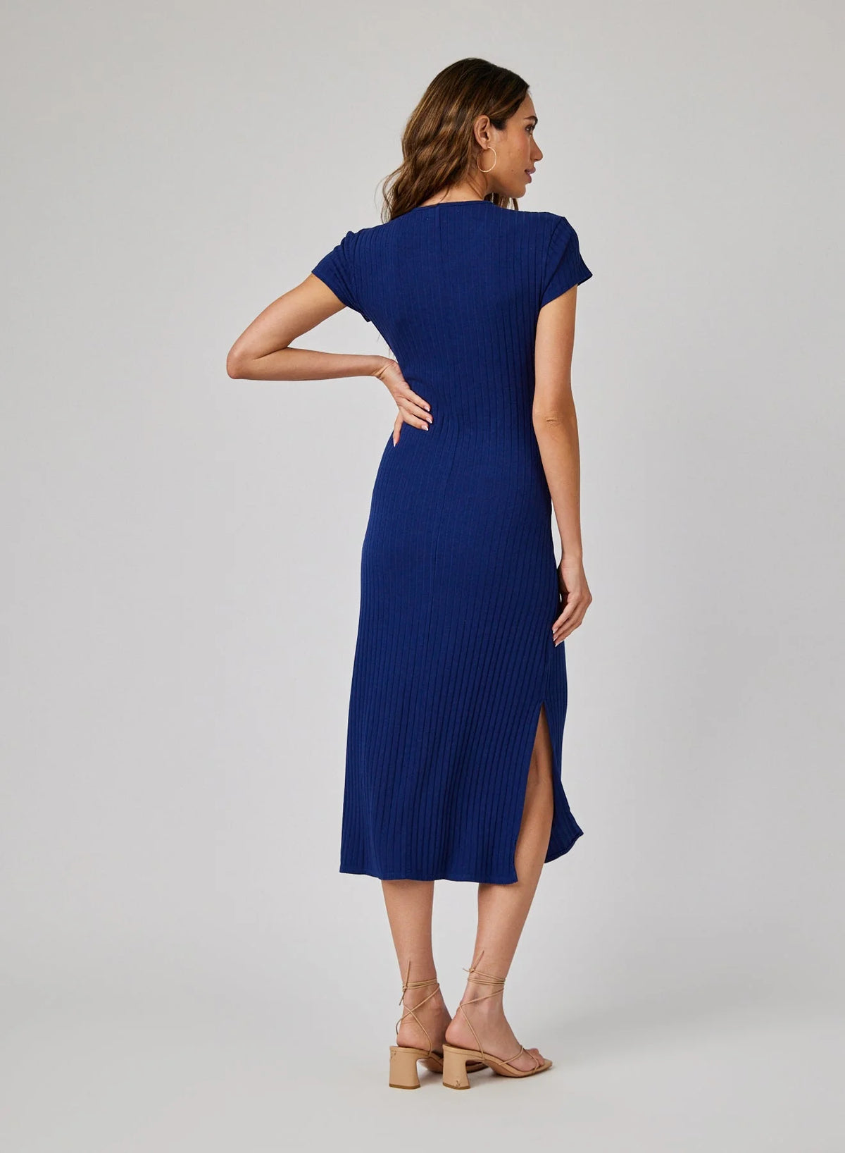 Tee Shirt Midi Dress - Navy Coast