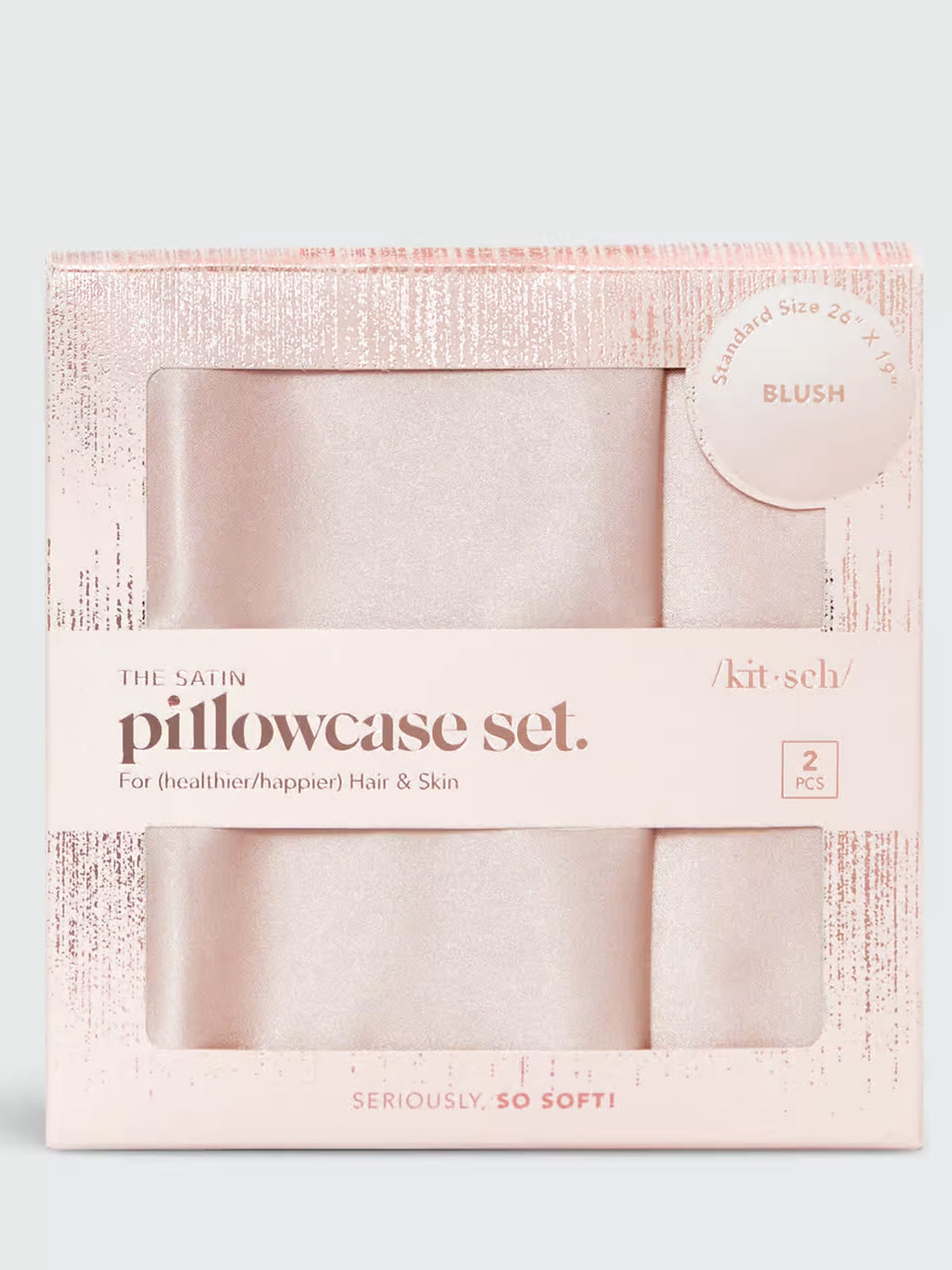 Holiday Satin Pillowcase 2pc Set